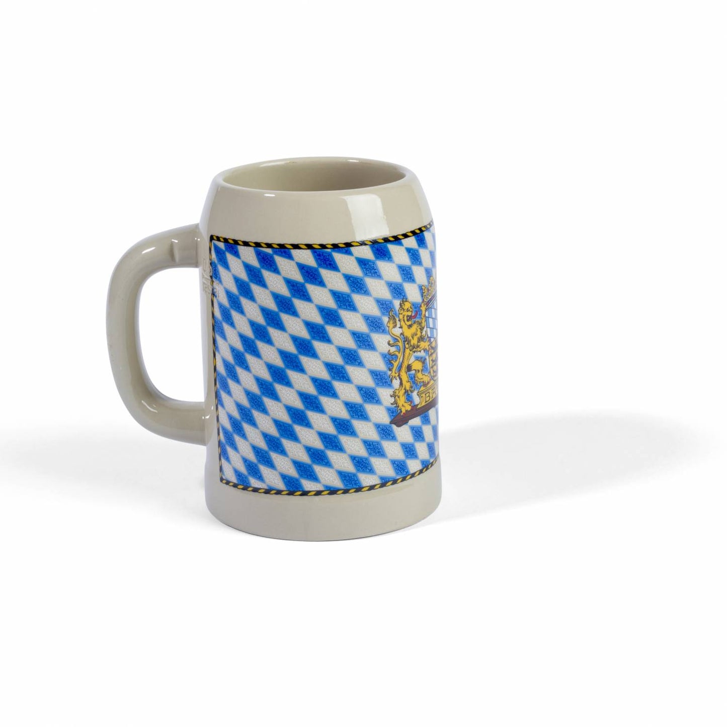 Stein - Bierkrug mit Bayern - Rauten - meinherzschlag.de