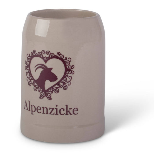 Bierkrug "Alpenzicke" - meinherzschlag.de