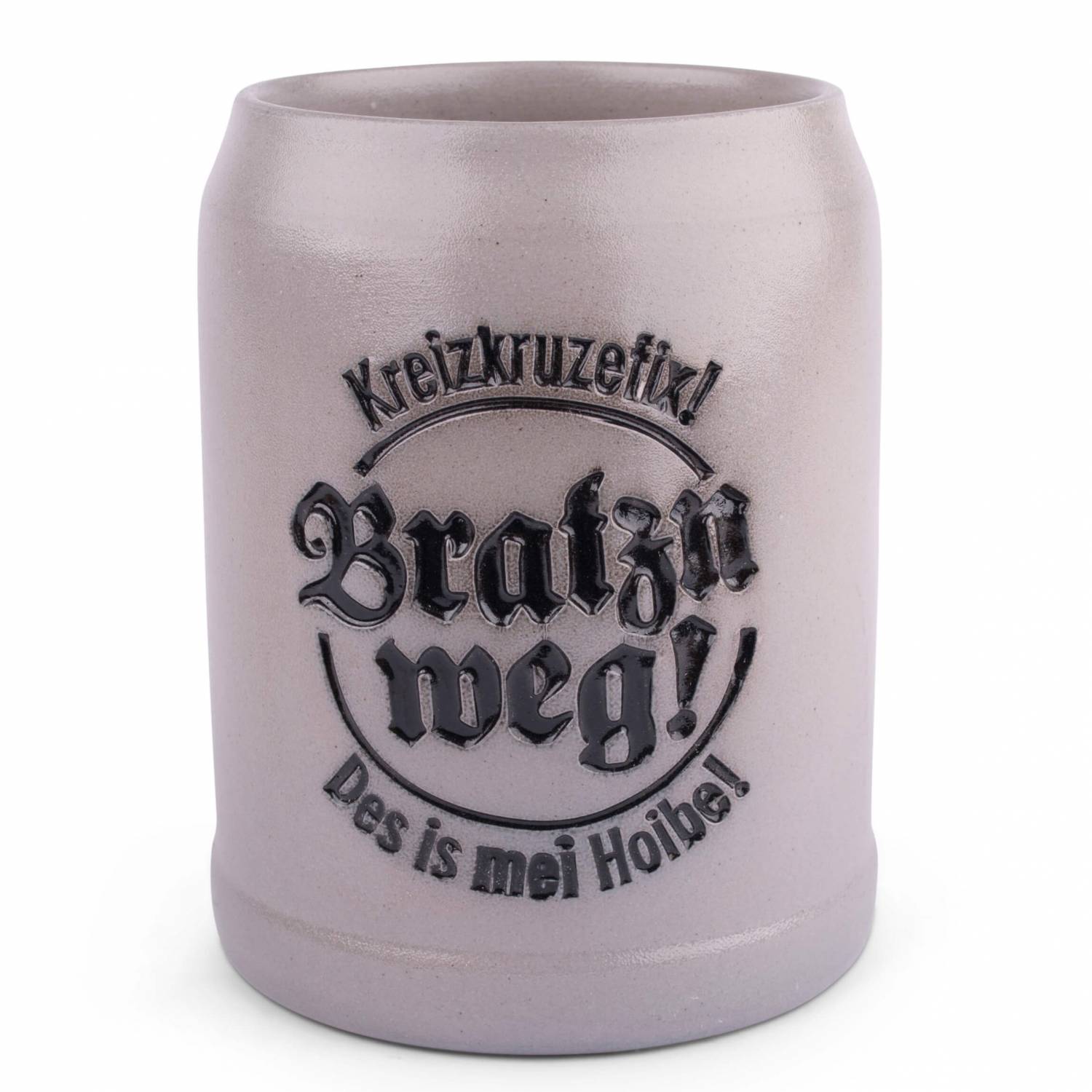 Steinkrug "Bratzn weg!" - meinherzschlag.de