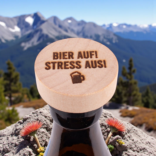Stopsl "Bier auf! Stress aus!" - meinherzschlag.de