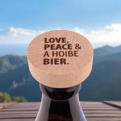 Stopsl "Love, Peace & A Hoibe Bier"