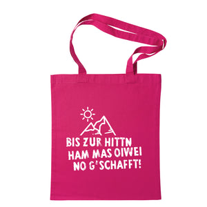 Tasche "Bis zur Hittn" - meinherzschlag.de