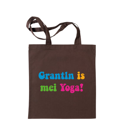 Tasche "Grantln is mei Yoga!" - meinherzschlag.de