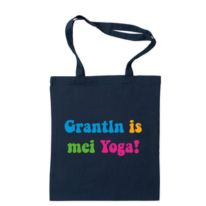 Tasche "Grantln is mei Yoga!" - meinherzschlag.de