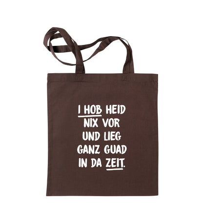 Tasche "I hob heid nix vor" - meinherzschlag.de
