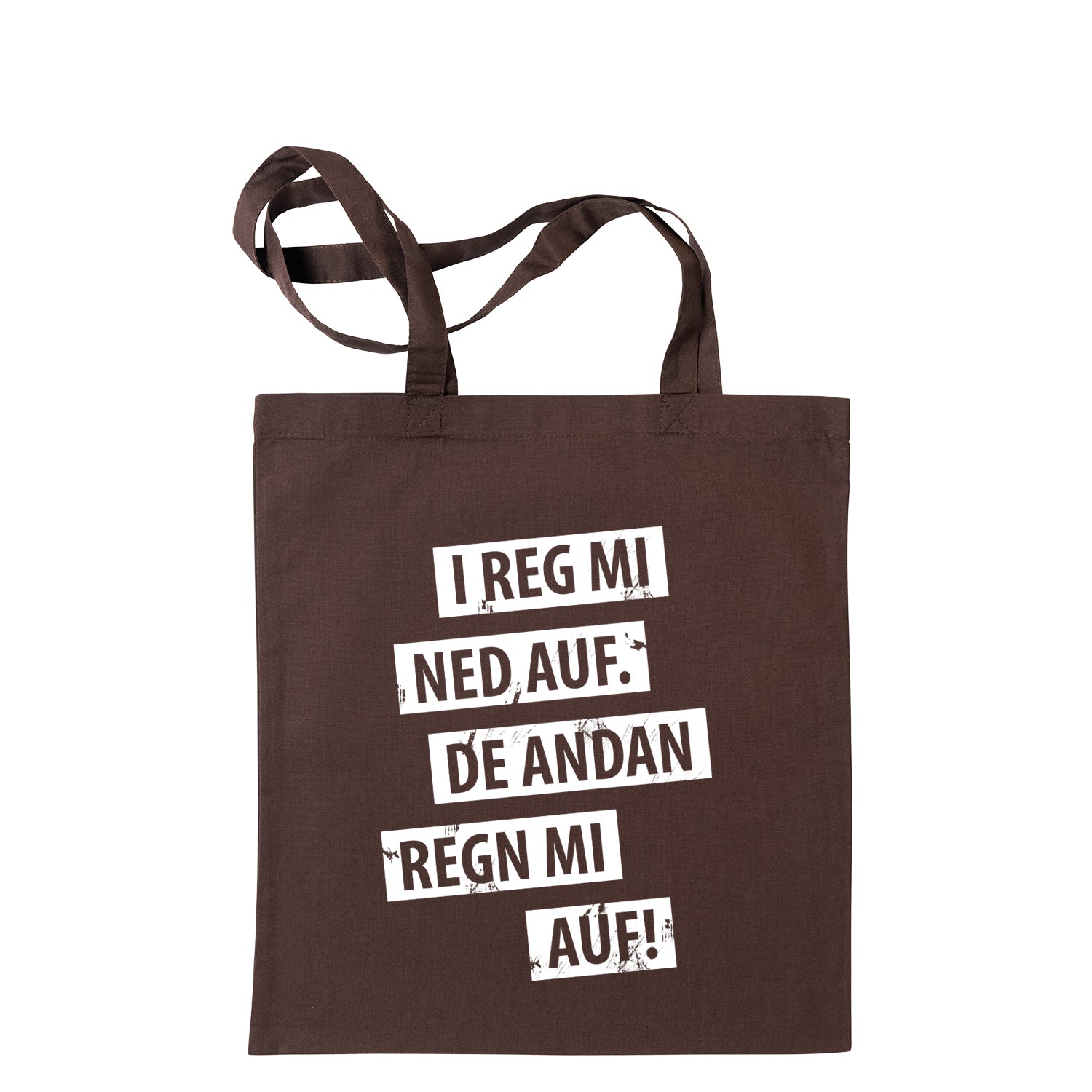 Tasche "I reg mi ned auf" - meinherzschlag.de