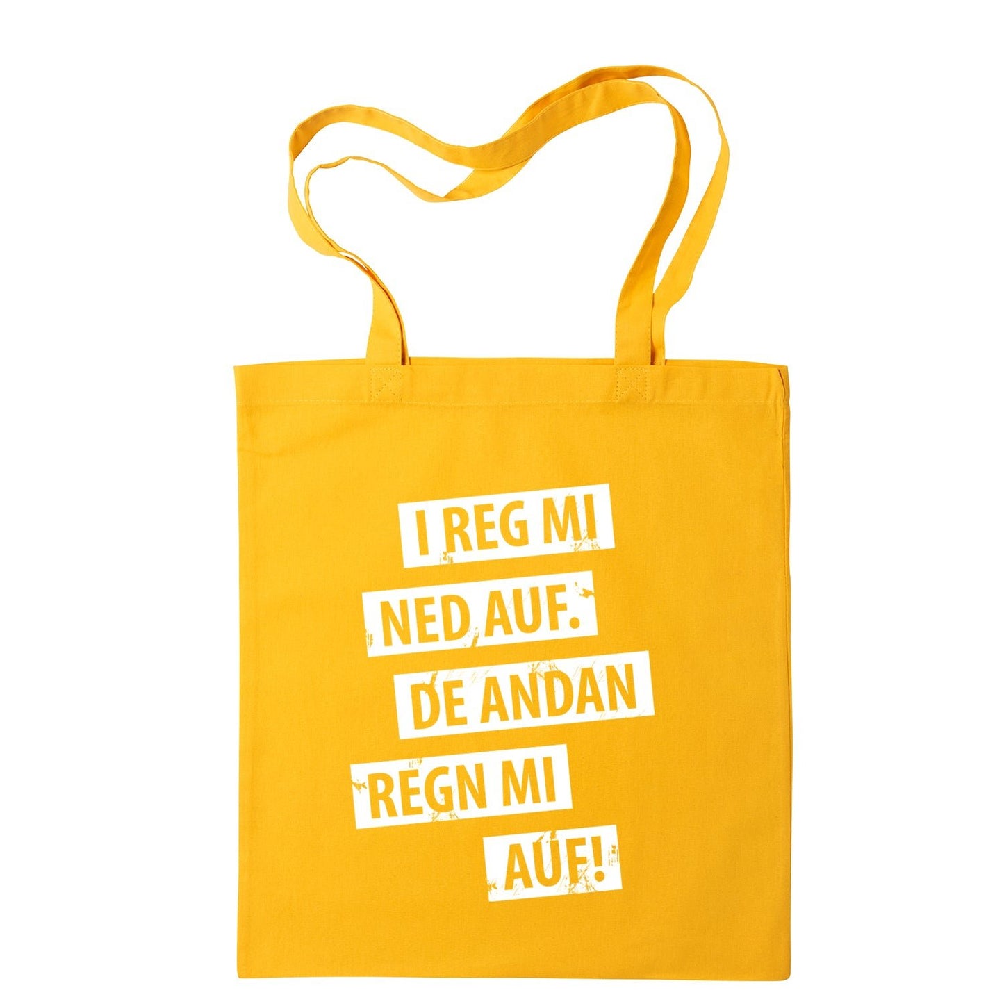 Tasche "I reg mi ned auf" - meinherzschlag.de
