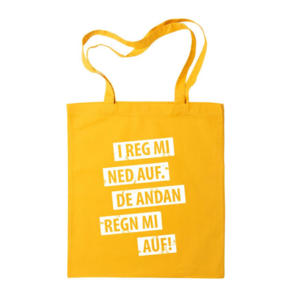 Tasche "I reg mi ned auf" - meinherzschlag.de