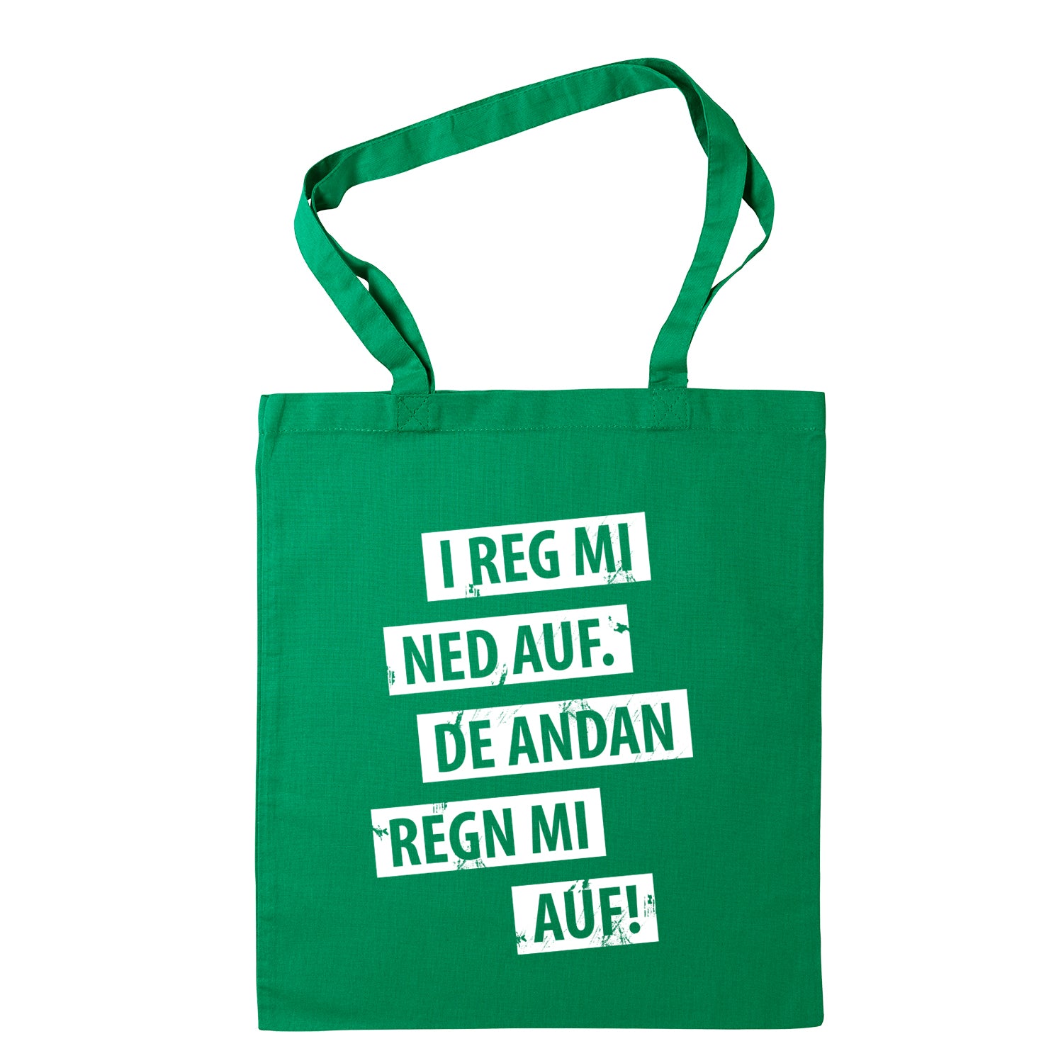 Tasche "I reg mi ned auf" - meinherzschlag.de
