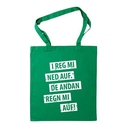 Tasche "I reg mi ned auf" - meinherzschlag.de