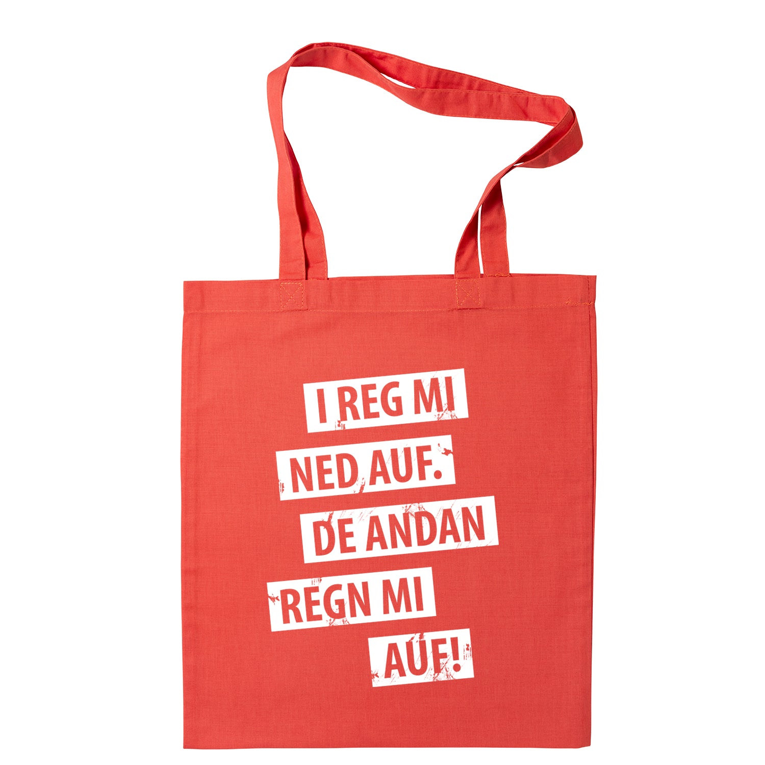 Tasche "I reg mi ned auf" - meinherzschlag.de