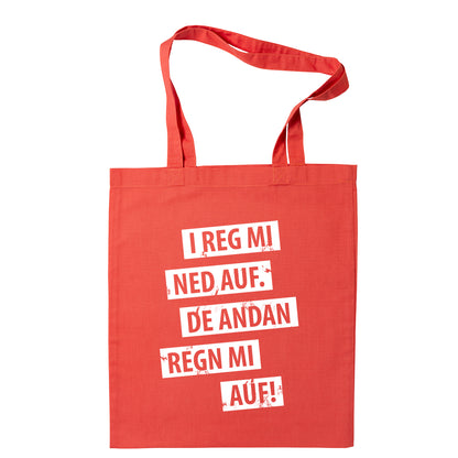 Tasche "I reg mi ned auf" - meinherzschlag.de