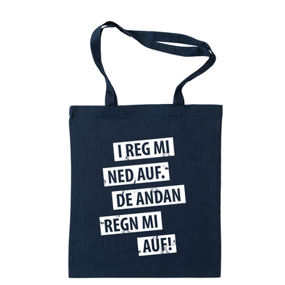 Tasche "I reg mi ned auf" - meinherzschlag.de