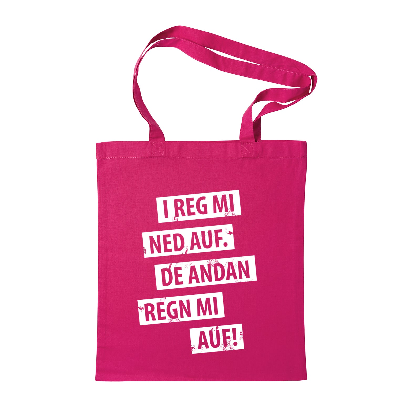 Tasche "I reg mi ned auf" - meinherzschlag.de