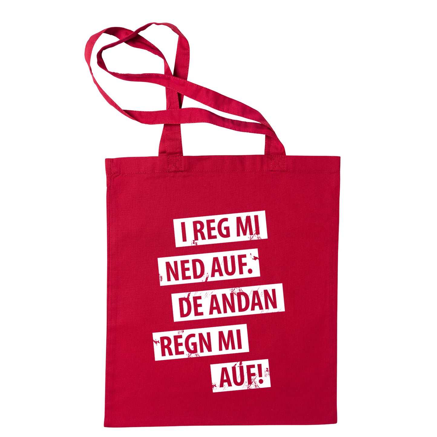 Tasche "I reg mi ned auf" - meinherzschlag.de