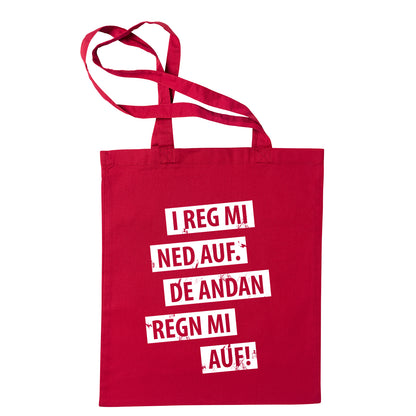 Tasche "I reg mi ned auf" - meinherzschlag.de