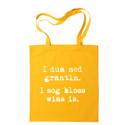 Tasche "I sog bloss wia's is" - meinherzschlag.de