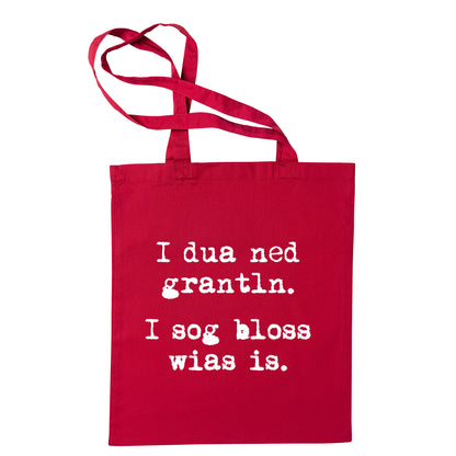 Tasche "I sog bloss wia's is" - meinherzschlag.de