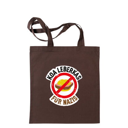 Tasche "Koa Leberkas für Nazis!"