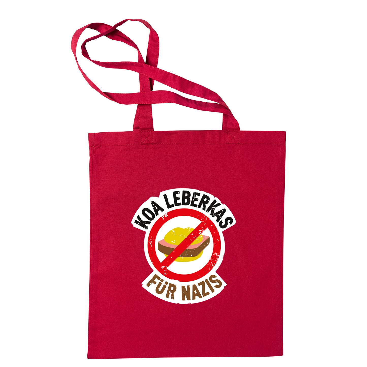 Tasche "Koa Leberkas für Nazis!"