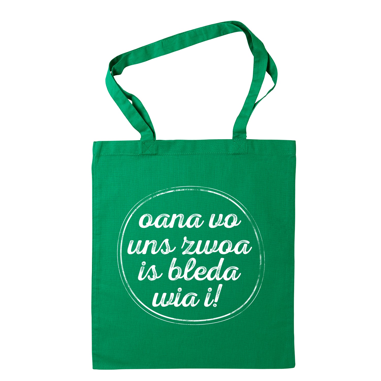 Tasche "Oana vo uns zwoa" - meinherzschlag.de