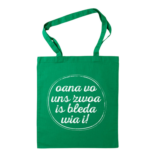 Tasche "Oana vo uns zwoa" - meinherzschlag.de