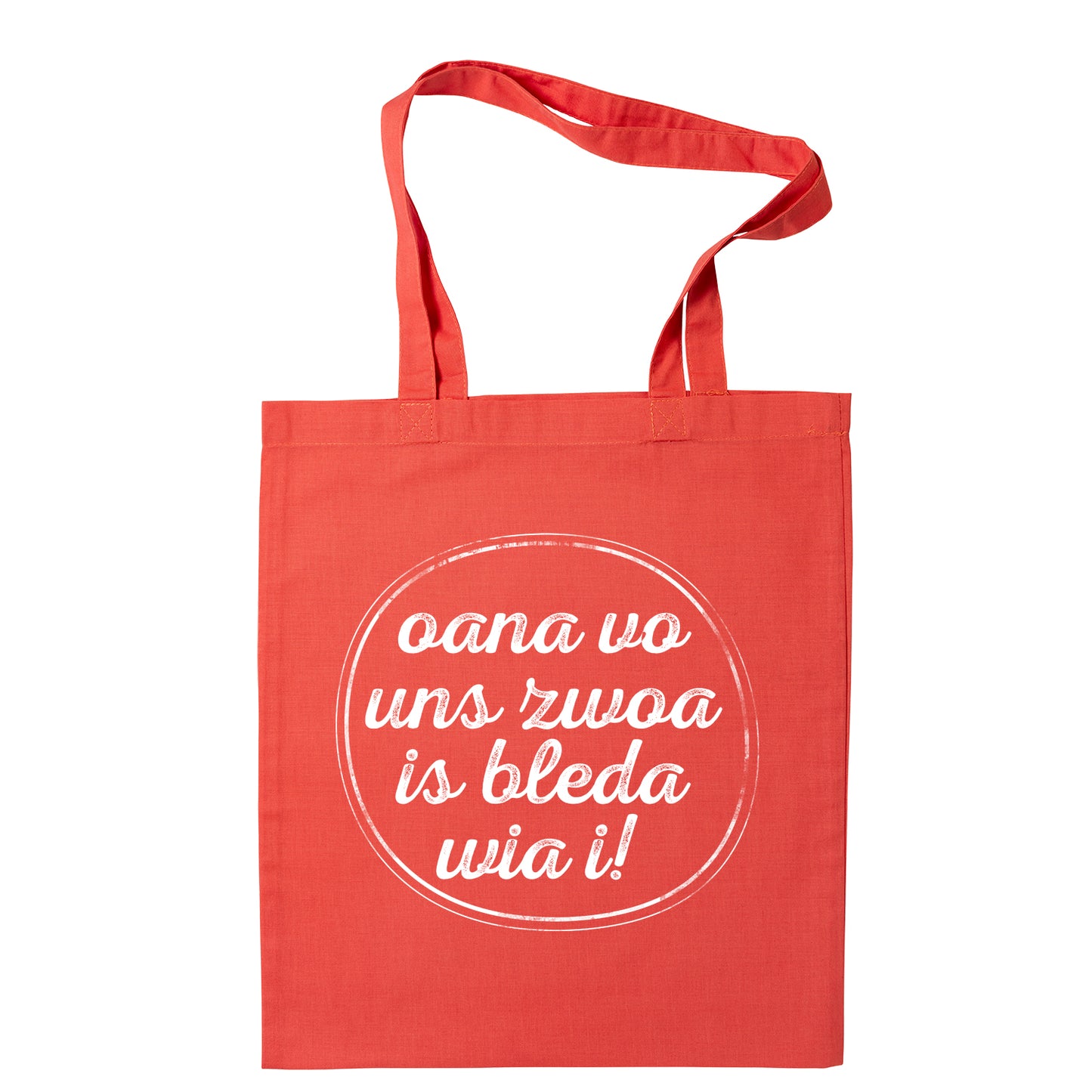 Tasche "Oana vo uns zwoa" - meinherzschlag.de