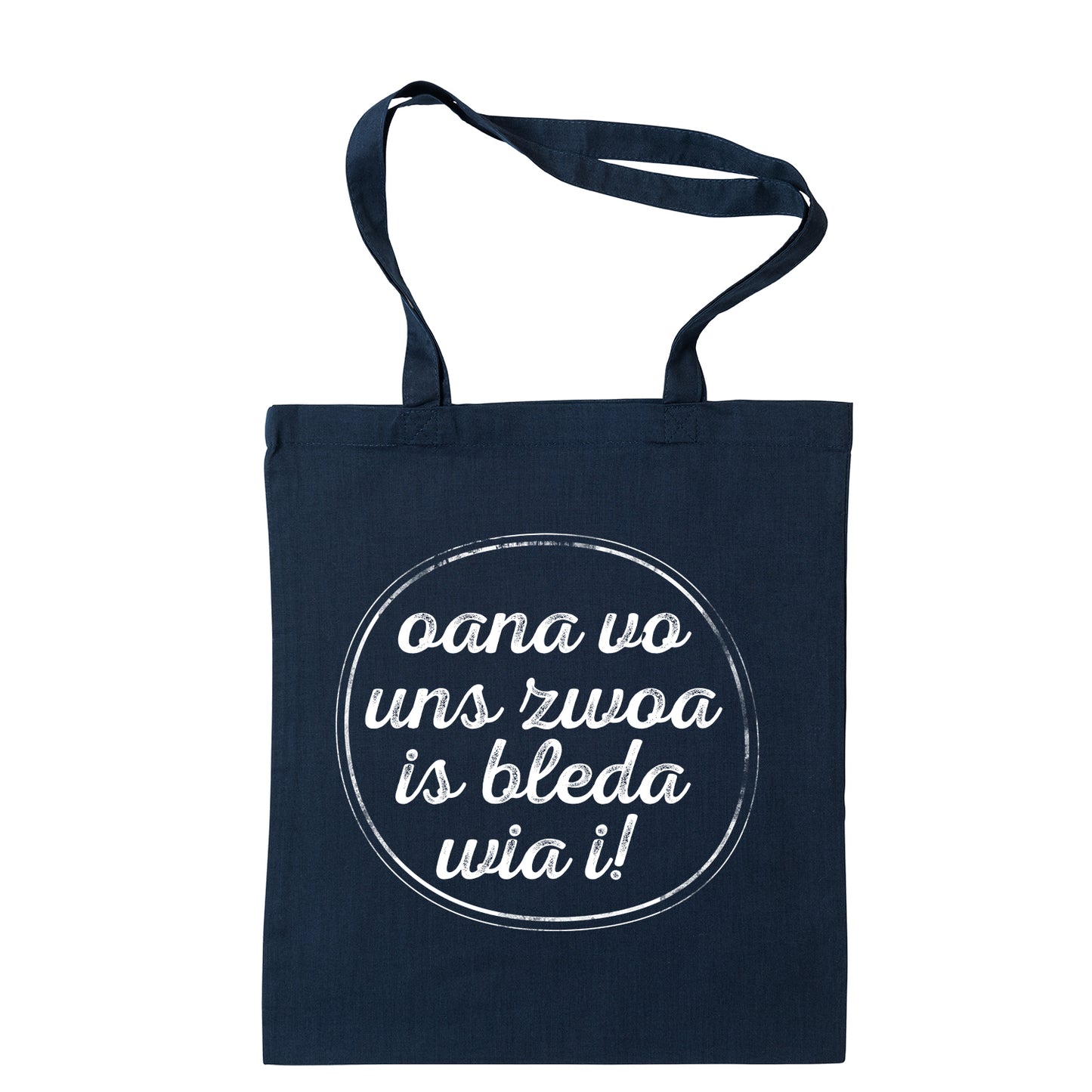 Tasche "Oana vo uns zwoa" - meinherzschlag.de