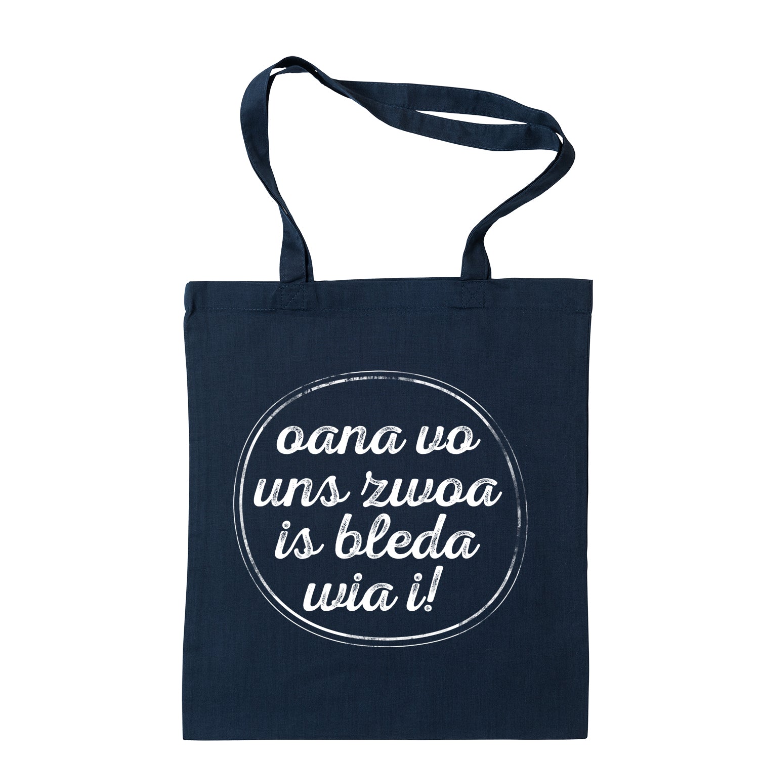 Tasche "Oana vo uns zwoa" - meinherzschlag.de