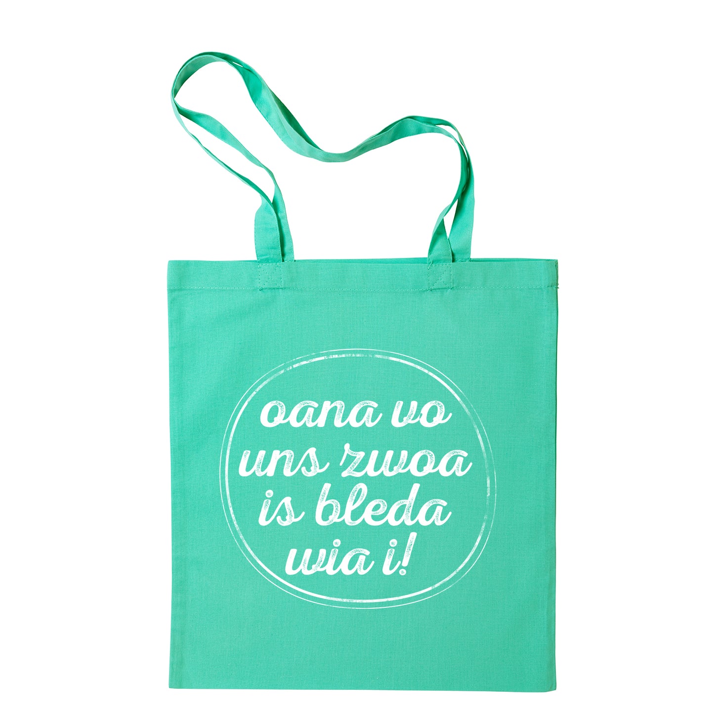 Tasche "Oana vo uns zwoa" - meinherzschlag.de