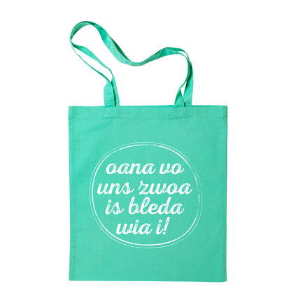 Tasche "Oana vo uns zwoa" - meinherzschlag.de