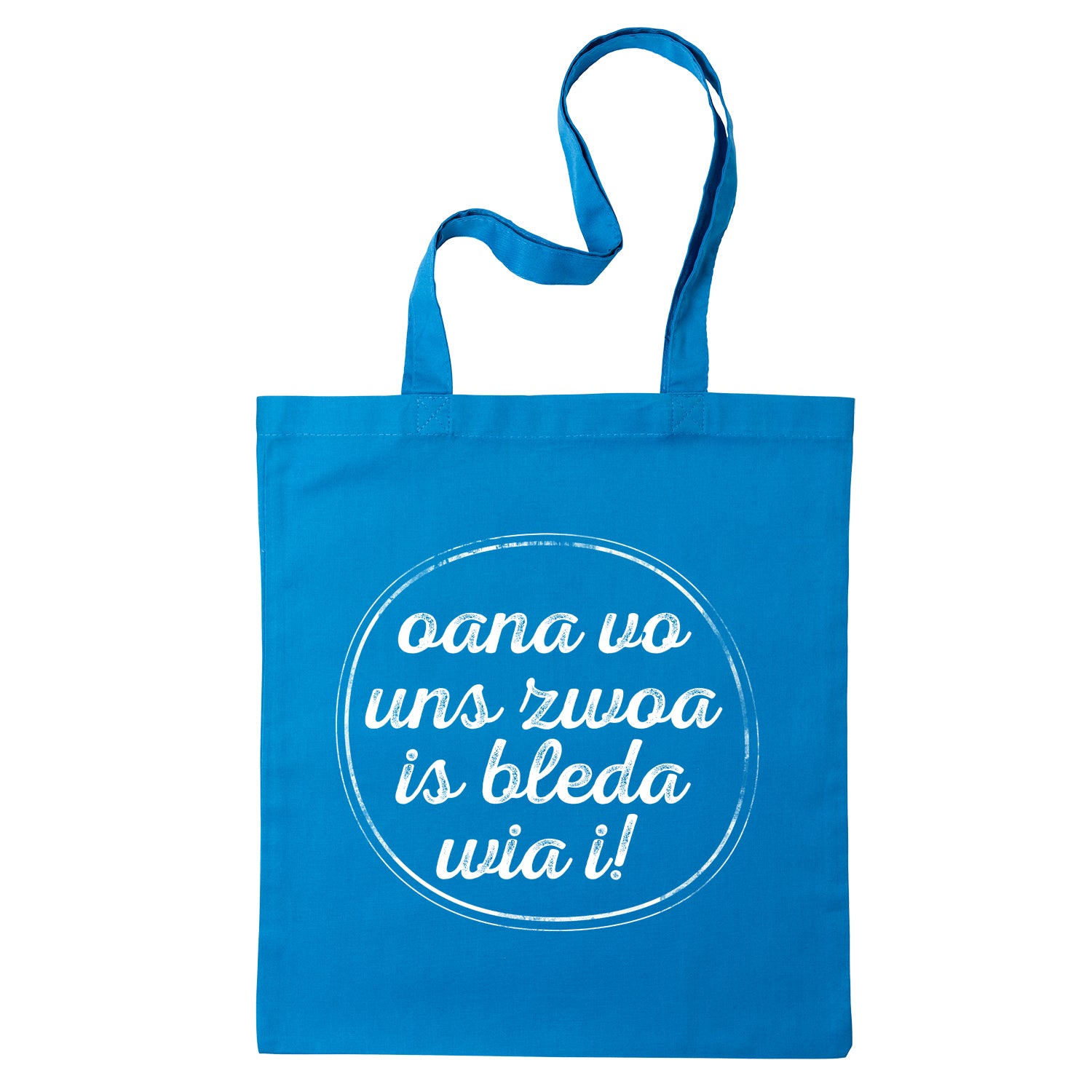 Tasche "Oana vo uns zwoa" - meinherzschlag.de