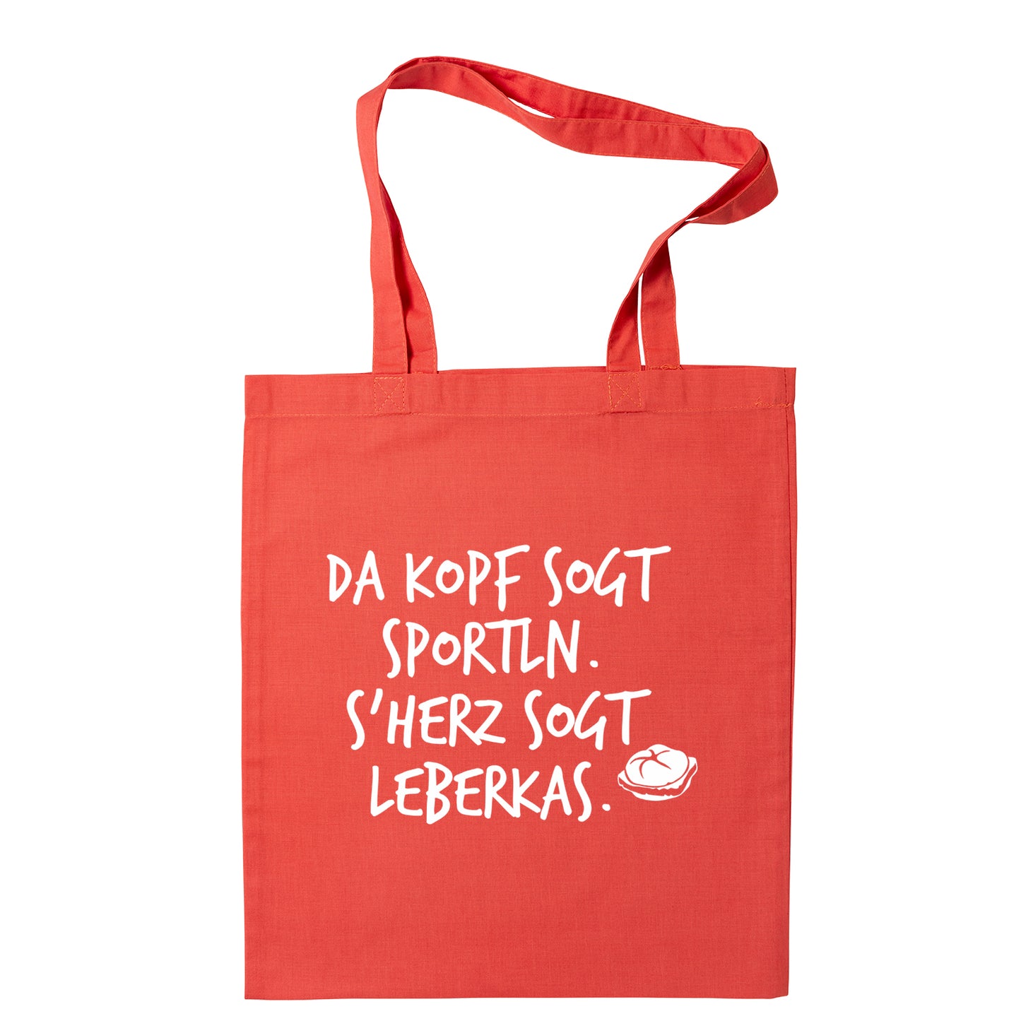 Tasche "s'Herz sogt Leberkas" - meinherzschlag.de
