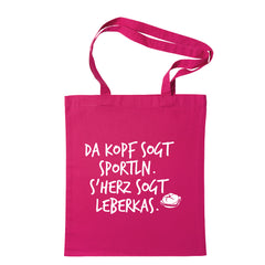 Tasche "s'Herz sogt Leberkas"
