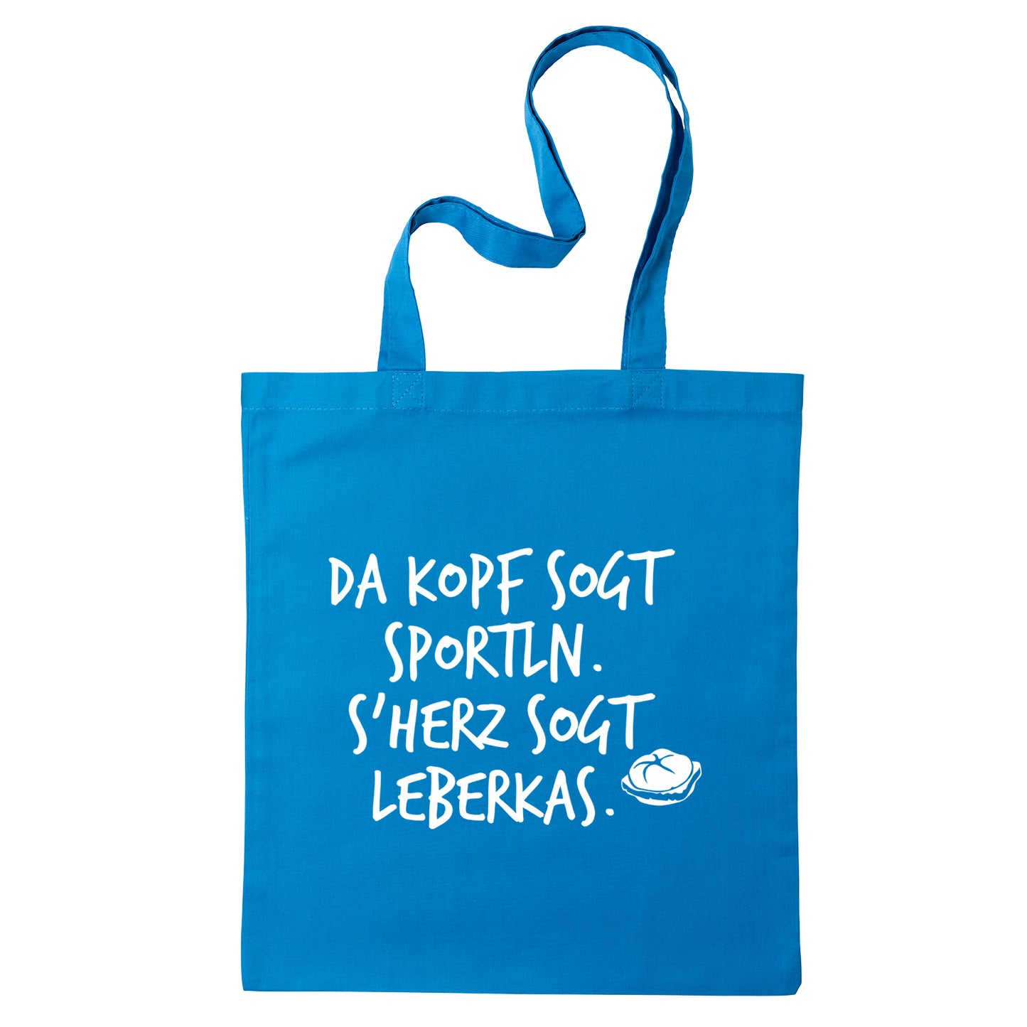 Tasche "s'Herz sogt Leberkas" - meinherzschlag.de