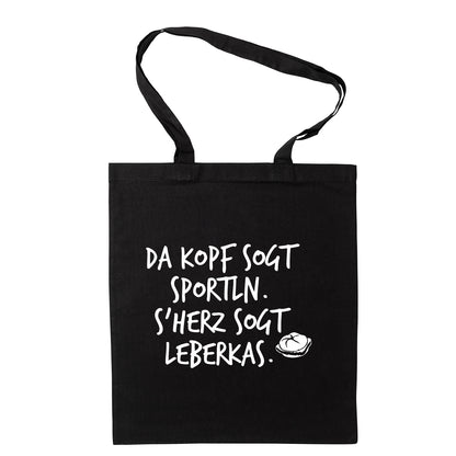 Tasche "s'Herz sogt Leberkas" - meinherzschlag.de
