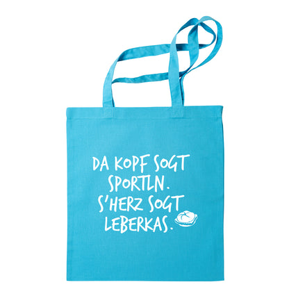 Tasche "s'Herz sogt Leberkas" - meinherzschlag.de