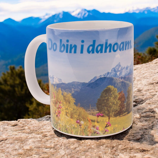 Tasse "Bayerisches Bergpanorama" - meinherzschlag.de