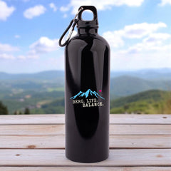 Edelstahl-Trinkflasche "Berg. Life. Balance."